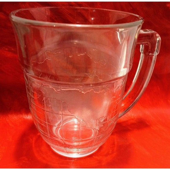 Glass Barrel Style World Map Mug-Frosted Countries-Hot Chocolate-Root Beer - Picture 2 of 5